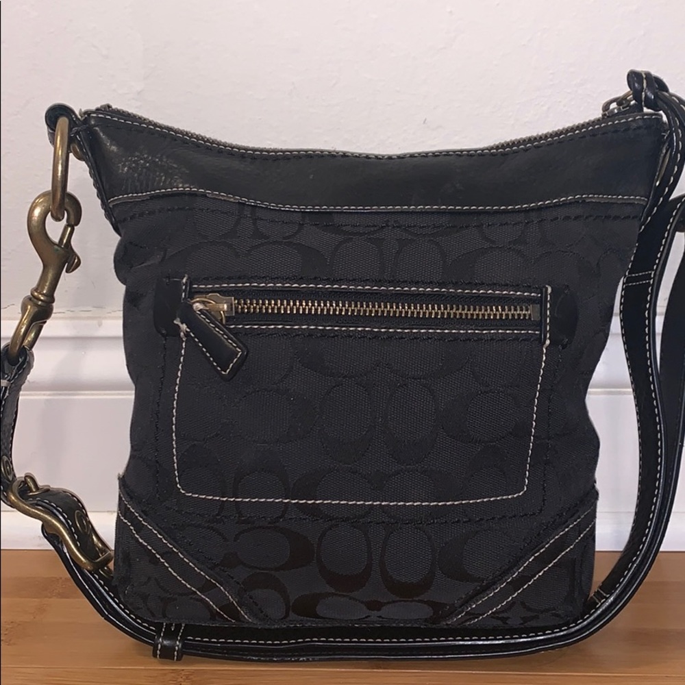 Mae File Crossbody In Signature Canvas Coach Bag - image 2